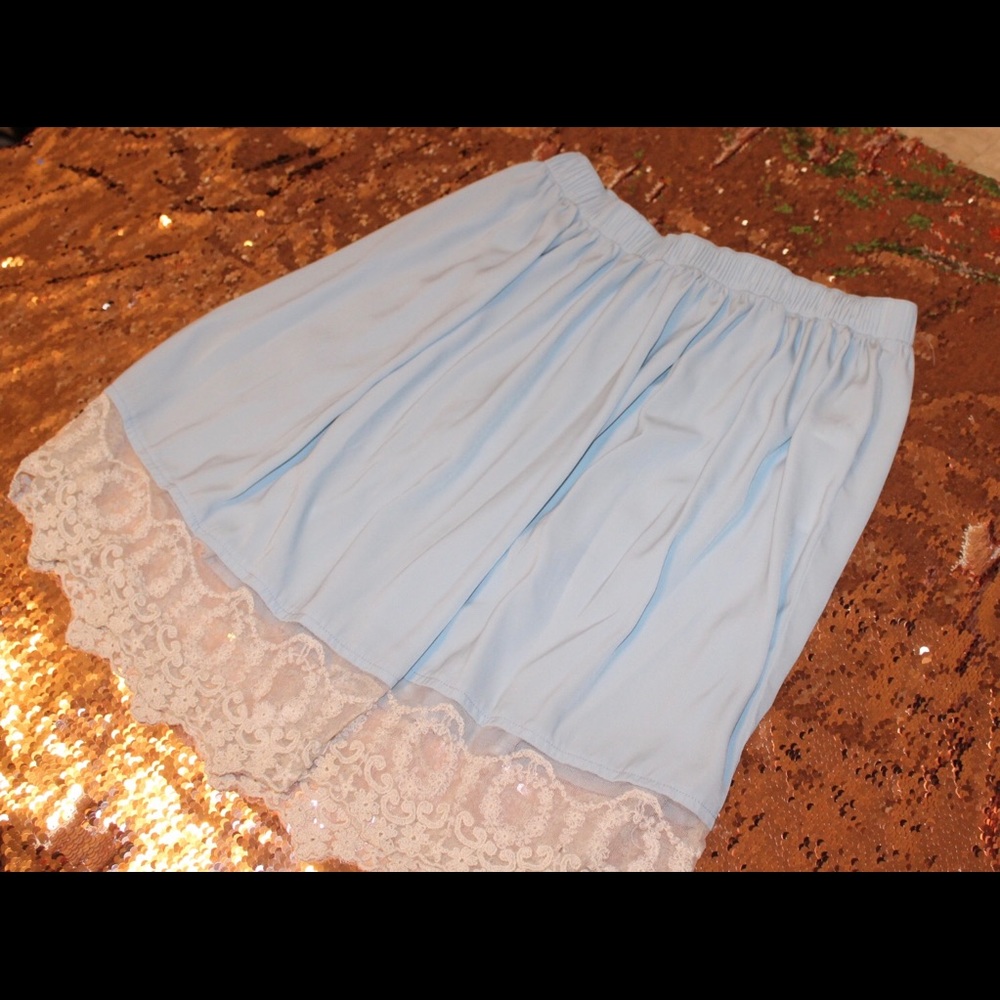 Beautiful blue skirt